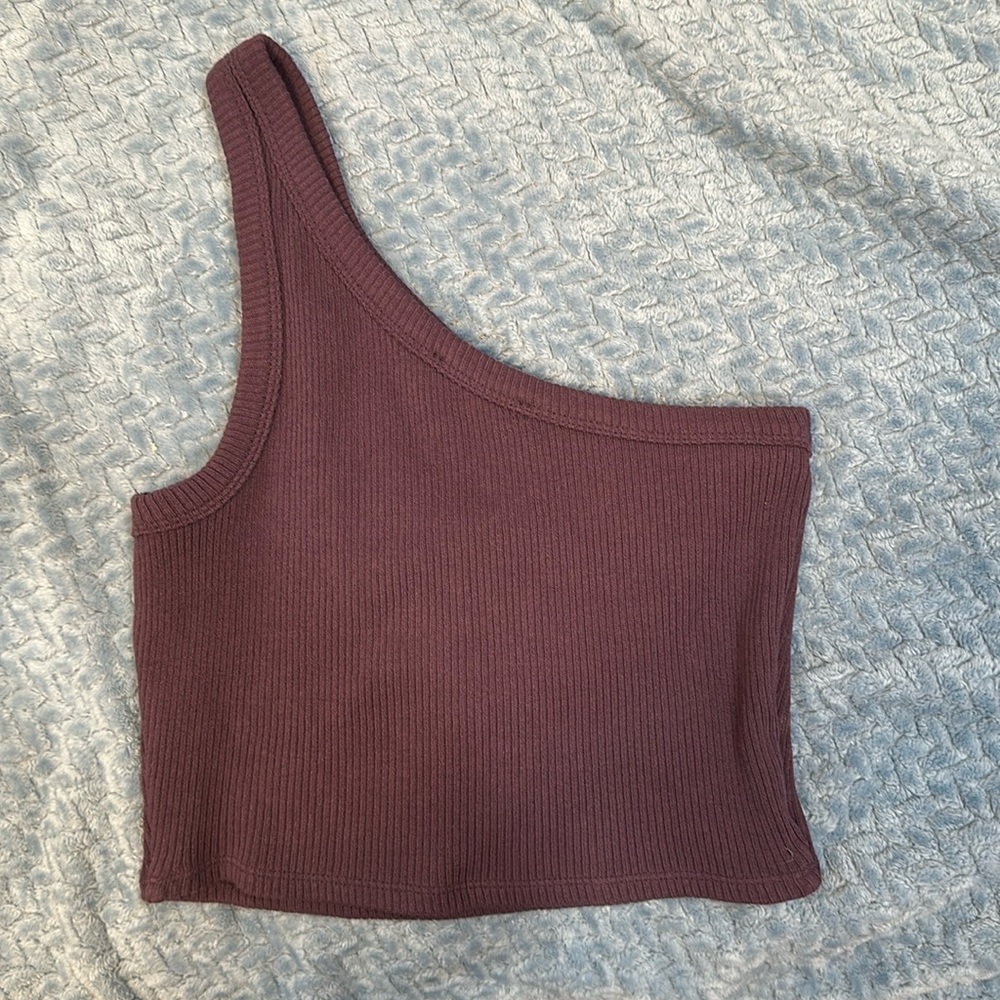 Forever 21 One shoulder crop top